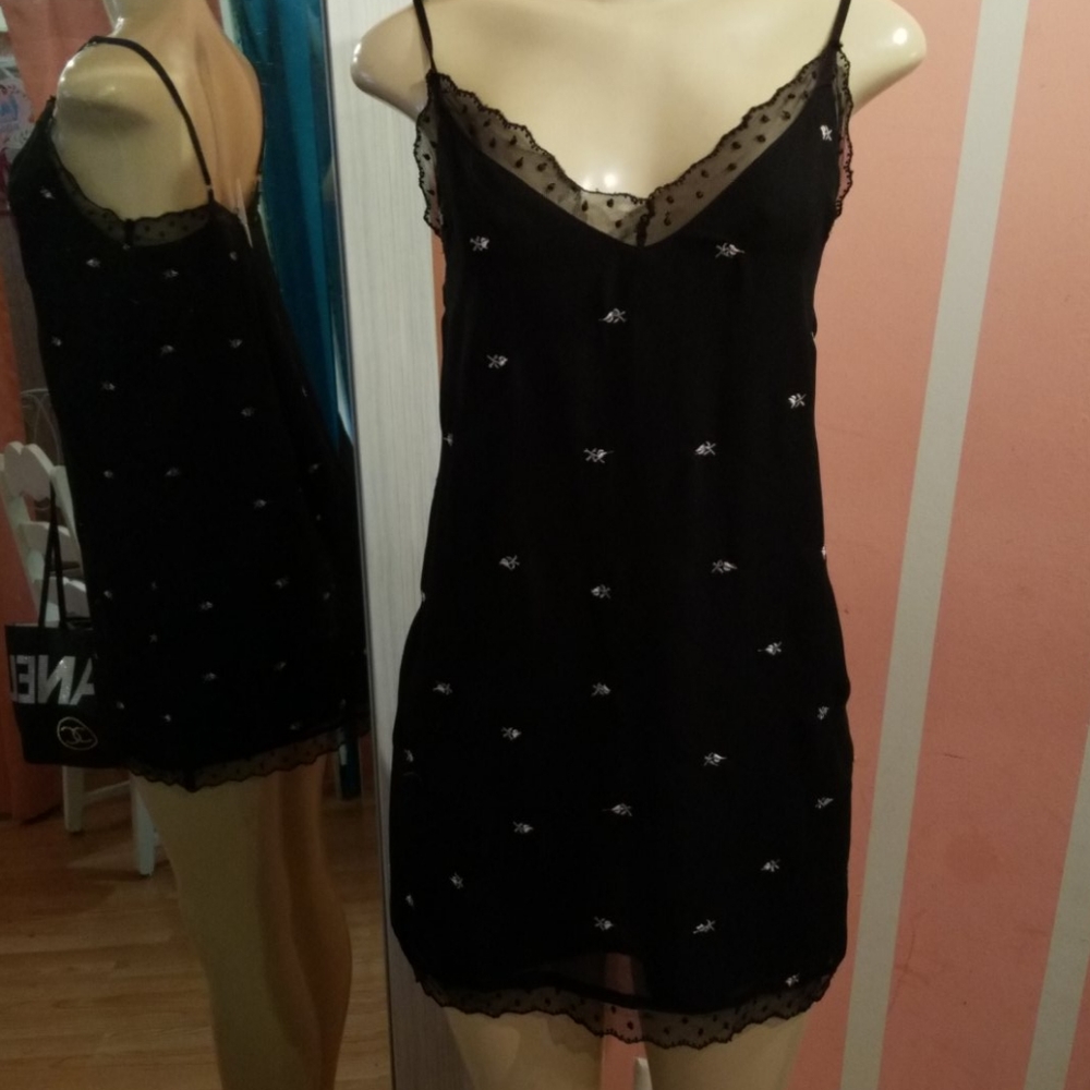Black Slip Dress